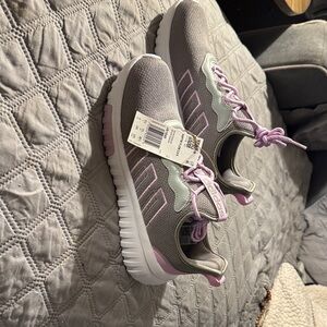 Adidas Gray and Lavender Running Shoes - Kaptir Flow 2.0 size 6